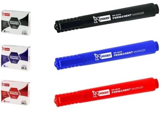 MİKRO MR-6008 MAVİ  PERMANENT MARKER YAZI KALEMİ