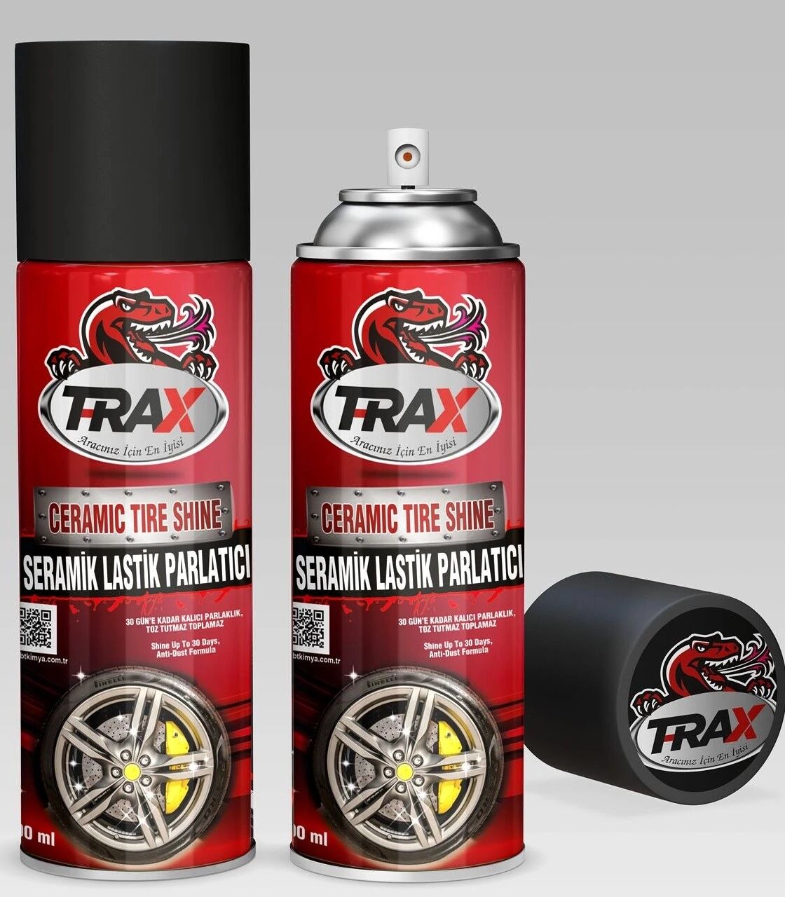 TRAX SERAMİK LASTİK PARLATICI AEROSOL 500 ML