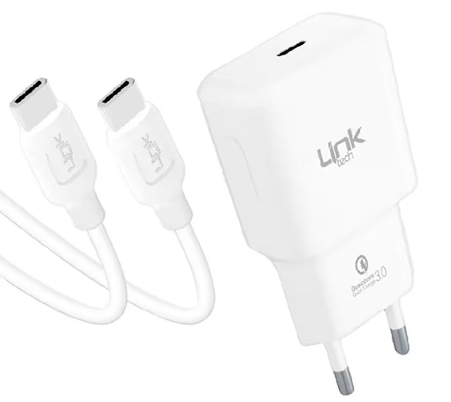 LİNKTECH T455 TYPE-C TO TYPE-C ŞARJ SETİ 20 W