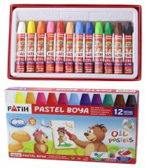 FATİH PASTEL BOYA 12 RENK  24012/F