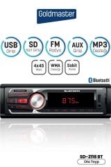 GOLDMASTER OTO TEYP USB BT SD-2118