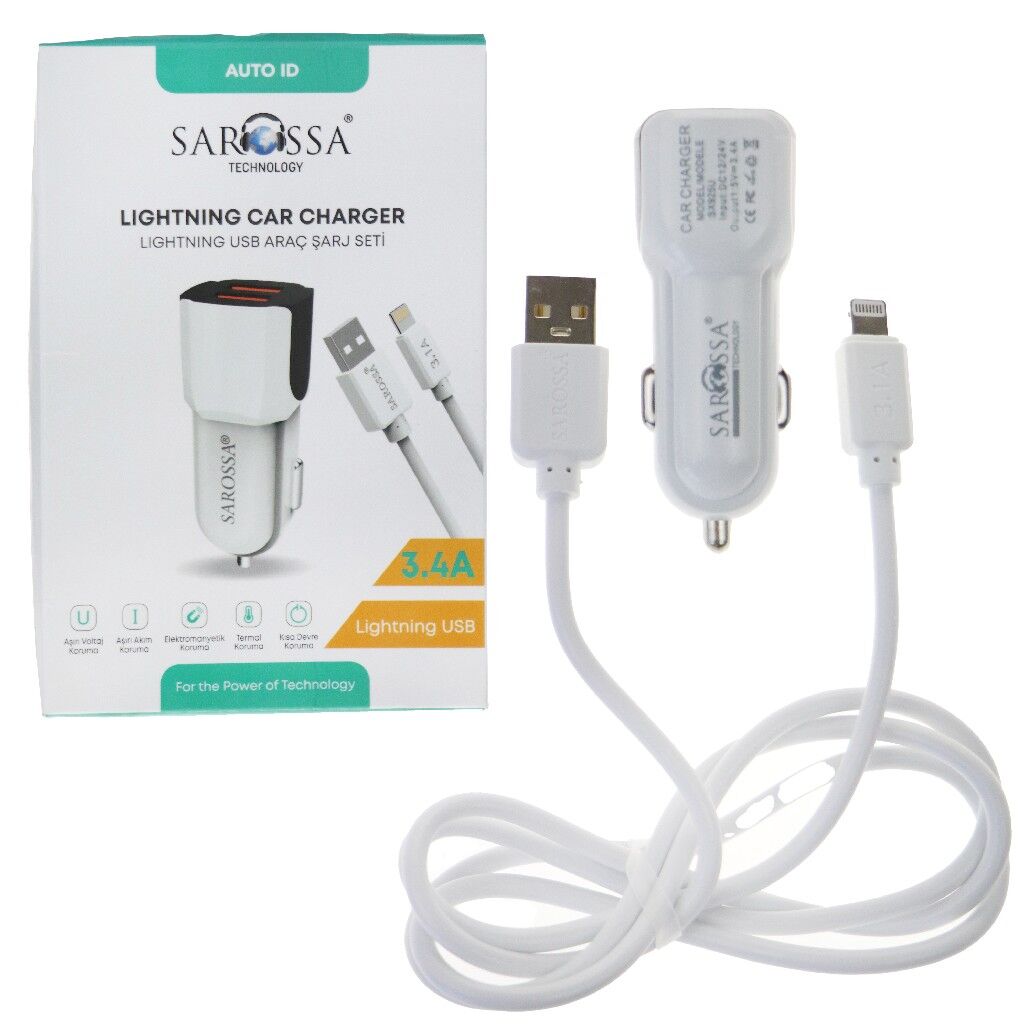 SRS S419 LİGHTNING ARAÇ ŞARJ SETİ