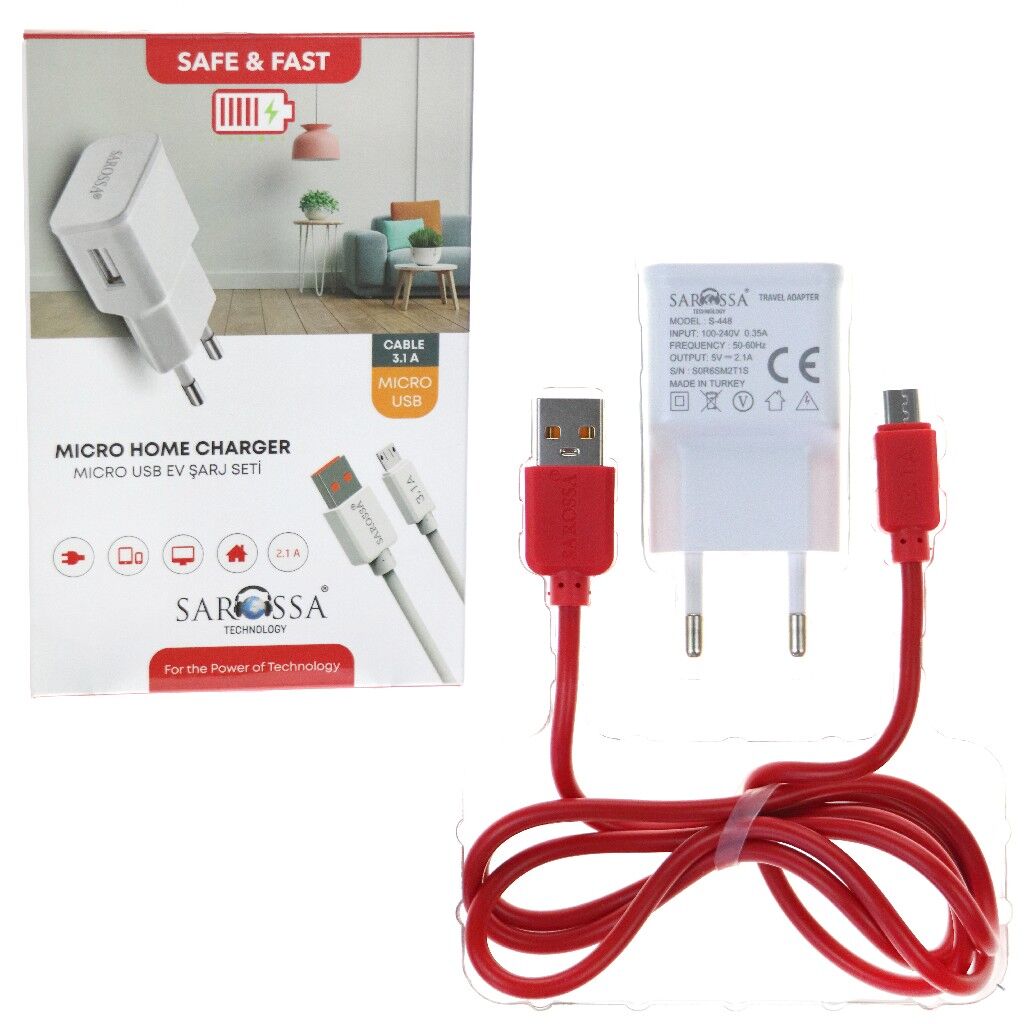 SRS S448  MİKRO USB ŞARJ EV SETİ