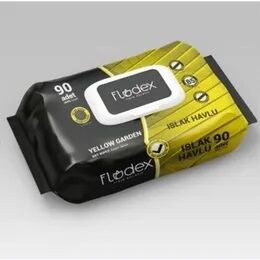 FLODEX YELLOW ISLAK MENDİL 90 LI (SARI PKT)