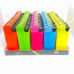 KOKO 301 PLASTİK TAŞLI ÇAKMAK 50 Lİ