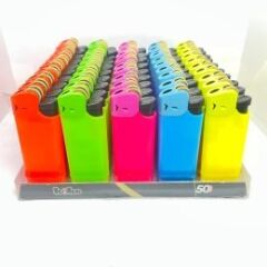 KOKO 301 PLASTİK TAŞLI ÇAKMAK 50 Lİ