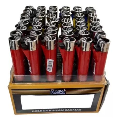 KASAİ SLİM DOLDUR-KULLAN TAŞLI ÇAKMAK KARIŞIK RENKLİ