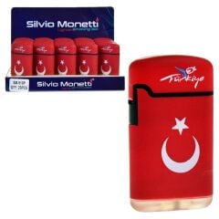 SİLVİO MONETTİ SM-919P DESENLİ GAZLI ÇAKMAK