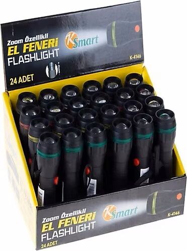 K-SMART SİLİKON GÖVDE LED FENER K-4146