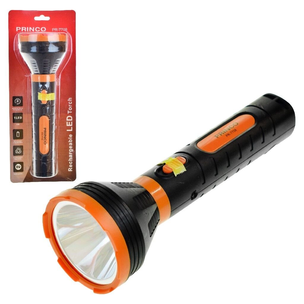 PRİNCO  PR-7708 ŞARJLI EL FENERİ