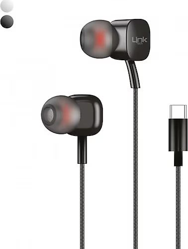 LİNKTECH H16 KULAK İÇİ KULAKLIK TYPE-C SİYAH