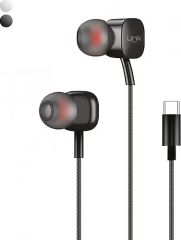 LİNKTECH H16 KULAK İÇİ KULAKLIK TYPE-C SİYAH