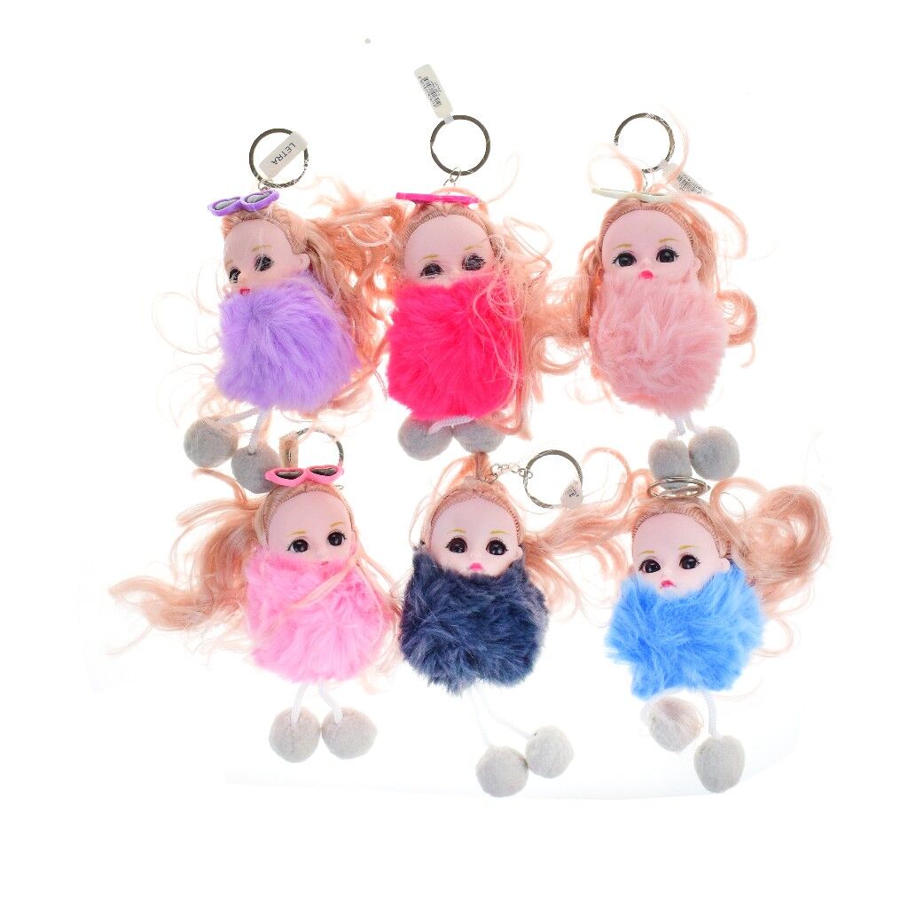 PELUŞ ANH-2077 UZUN SAÇLI KIZ ANAHTARLIK