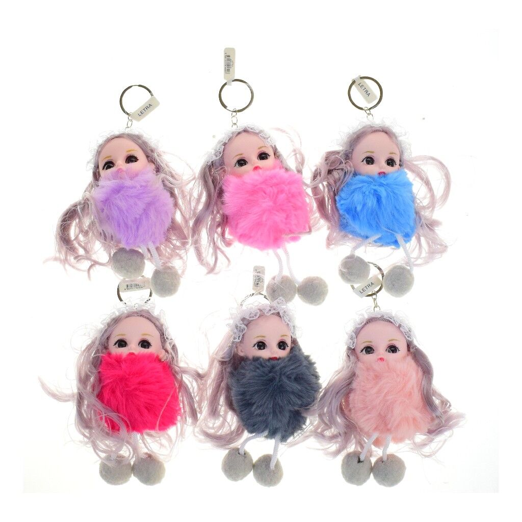 PELUŞ ANH-2078 UZUN SAÇLI KIZ ANAHTARLIK