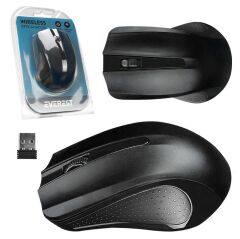 EVEREST KABLOSUZ MOUSE SİYAH SM-537