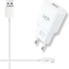 LİNKTECH T442 LİGHTNİNG KABLOLU  ŞARJ ALETİ