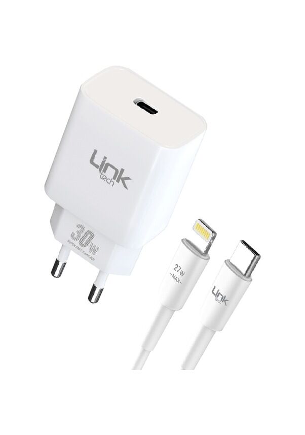 LİNKTECH  C214  30W TYPE-C -LİGHTNİNG ŞARJ SETİ