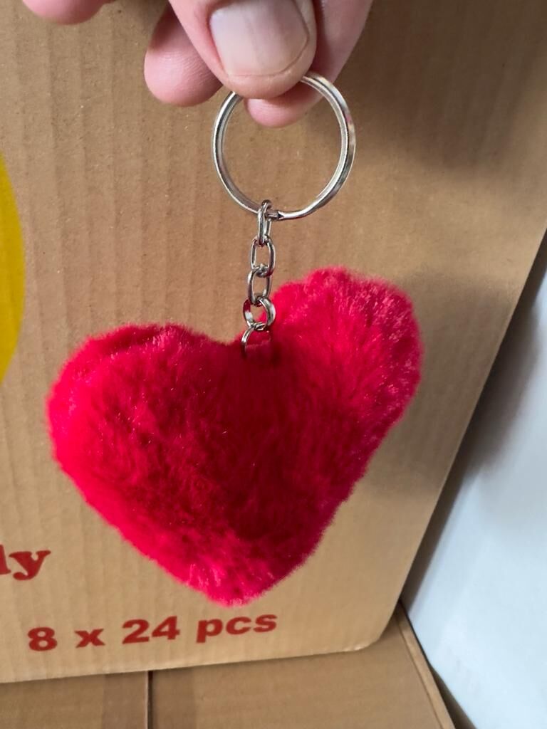 ANAHTARLIK PELUŞ KALP