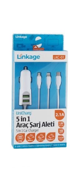LİNKAGE 5 İN 1 ARAÇ ŞARJ ALETİ LKC-01