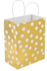 ELBİPAK KRAFT ÇANTA RENKLİ PUANTİYELİ 25X31 CM 25 Lİ