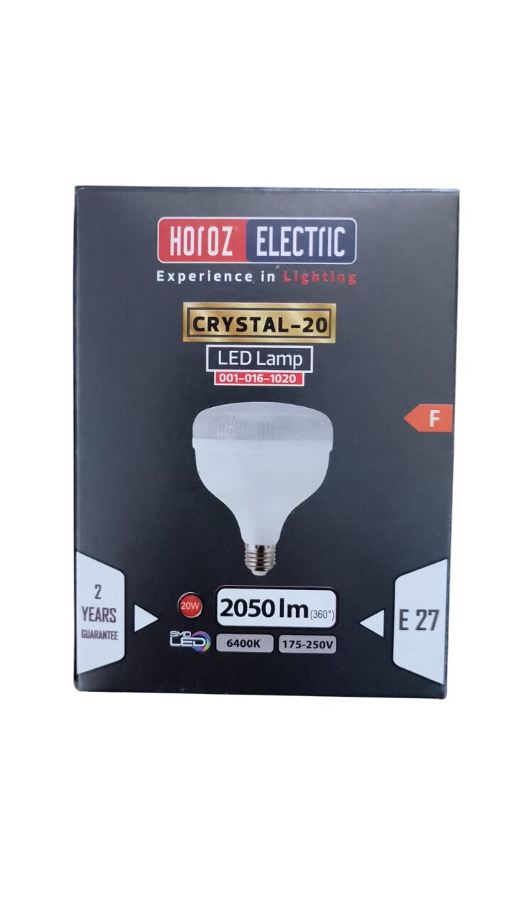 HOROZ 20 W CRYSTAL LED AMPÜL E27 6400K 2050 LM