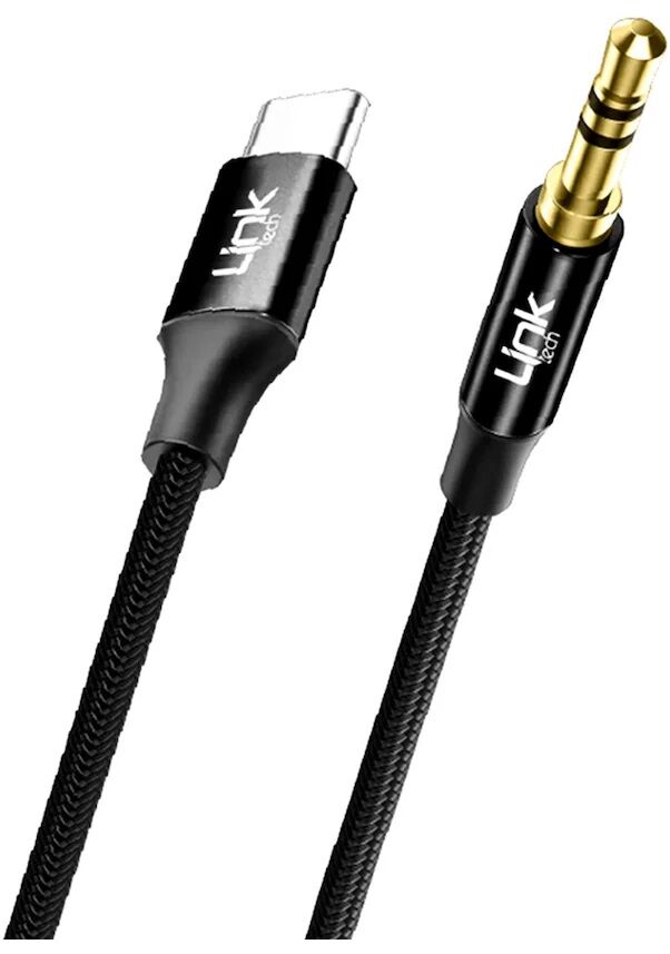 LİNKTECH A586 TYPE-C  AUX SİYAH KABLO