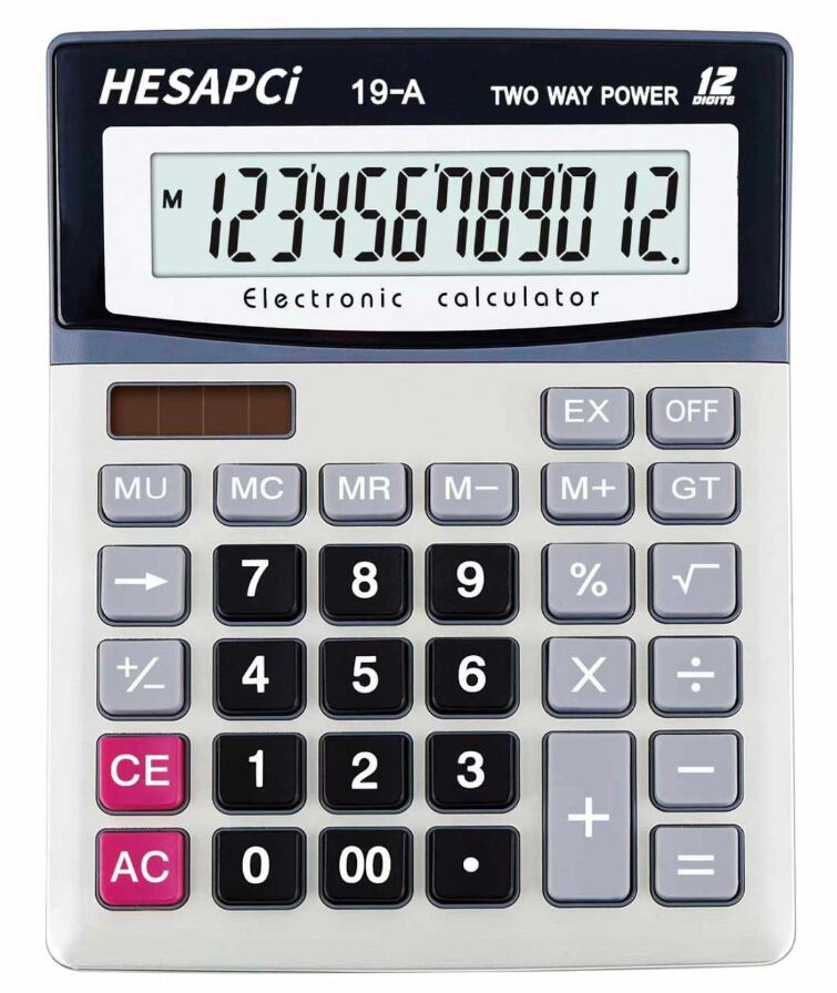 HESAPCİ 19-A HESAP MAKİNESİ